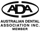 Australian dental association member logo